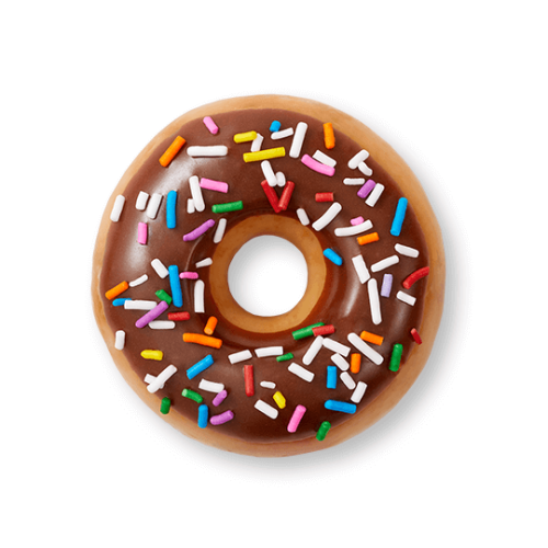 Donut Chocolate com granulado